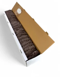 Tenda in Ciniglia Marrone Soffio - Protezione Insetti, Semitrasparente, Facile Montaggio - 100% Polipropilene Riciclabile