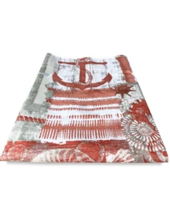 TENDA INGRID in stile marino CORALLO ROSSO cm. 175x290 MADE IN ITALY