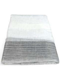 Tenda Jacquard a Righe Moderne - 140x300 cm - Fettuccia Universale - 1 Telo Elegante