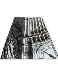 TENDA LONDRA inglese BUS cm.160X240 confezionata MADE in ITALY misto lino