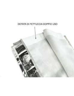 TENDA LONDRA inglese BUS cm.160X240 confezionata MADE in ITALY misto lino