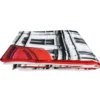TENDA LONDRA inglese TELEPHONE cm.160X300 confezionata MADE in ITALY misto lino