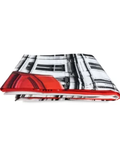 TENDA LONDRA inglese TELEPHONE cm.160X300 confezionata MADE in ITALY misto lino