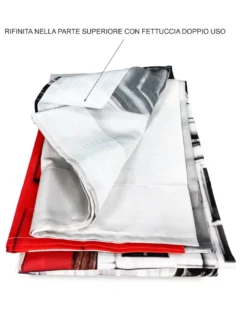 TENDA LONDRA inglese TELEPHONE cm.160X300 confezionata MADE in ITALY misto lino