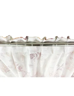 TENDA loneta mare MARINO coralli ROSSO cm. 150x280 MADE IN ITALY