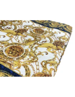 TENDA lusso VERSUS teste di leone cm.160X300 confezionata MADE in ITALY misto lino