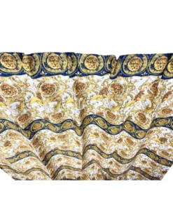 TENDA lusso VERSUS teste di leone cm.160X300 confezionata MADE in ITALY misto lino