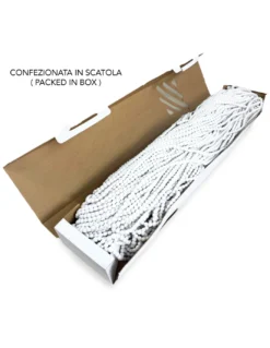 TENDA Mariel © SOFFICE a PERLINE in Stoffa Morbida Anti insetti antirumore a Fili BIANCO GHIACCIO
