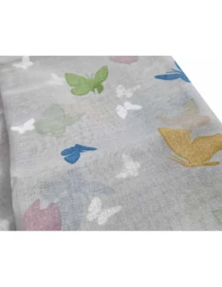 TENDA moderna FARFALLE Grigio cm. 140X280 confezionata