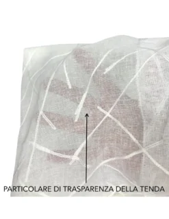 TENDA moderna GIUSY in tinta unita BEIGE cm. 140X280 confezionata
