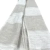 Tenda Monaco Beige - Pannello 140x300 cm Righe Moderne - Fettuccia Universale per Bastoni e Binari