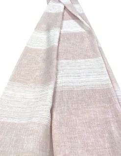 Tenda Monaco Rosa - Pannello 140x300 cm Righe Moderne - Fettuccia Universale per Bastone o Binario