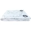 TENDA NOEMI ricamo MODERNO FOGLIA grigio cm. 140x290