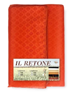 TENDA rete ZANZARIERA a ROMBO da esterno piombata in 8 misure diverse unito ARANCIO