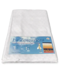 TENDA rete ZANZARIERA a rombo da esterno piombata larga cm. 200 unito BIANCO
