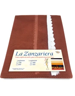 TENDA rete ZANZARIERA da esterno GIARDINO BALCONE unito MARRONE