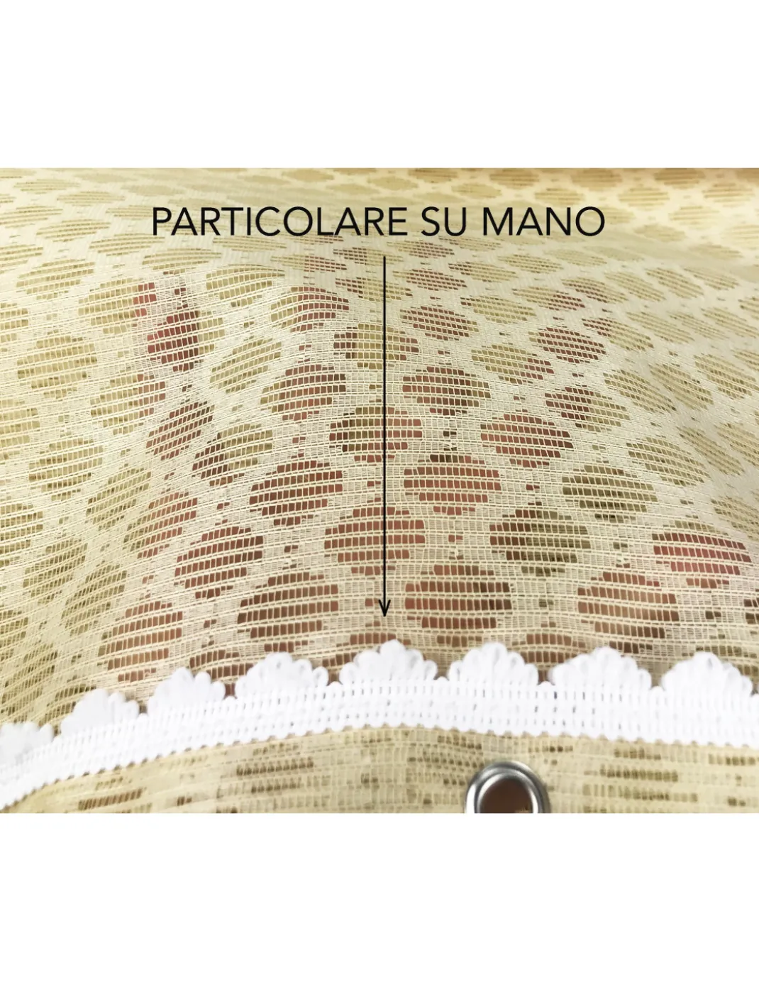 TENDA rete ZANZARIERA da esterno GIARDINO BALCONE rombo unito BEIGE cm.150X250 qualità extra