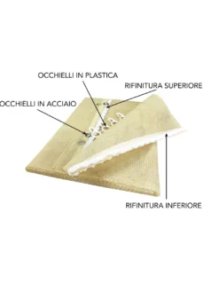 TENDA rete ZANZARIERA da esterno GIARDINO BALCONE unito BEIGE