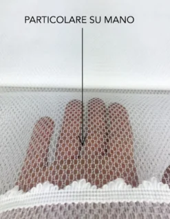 TENDA rete ZANZARIERA da esterno GIARDINO BALCONE unito BIANCO