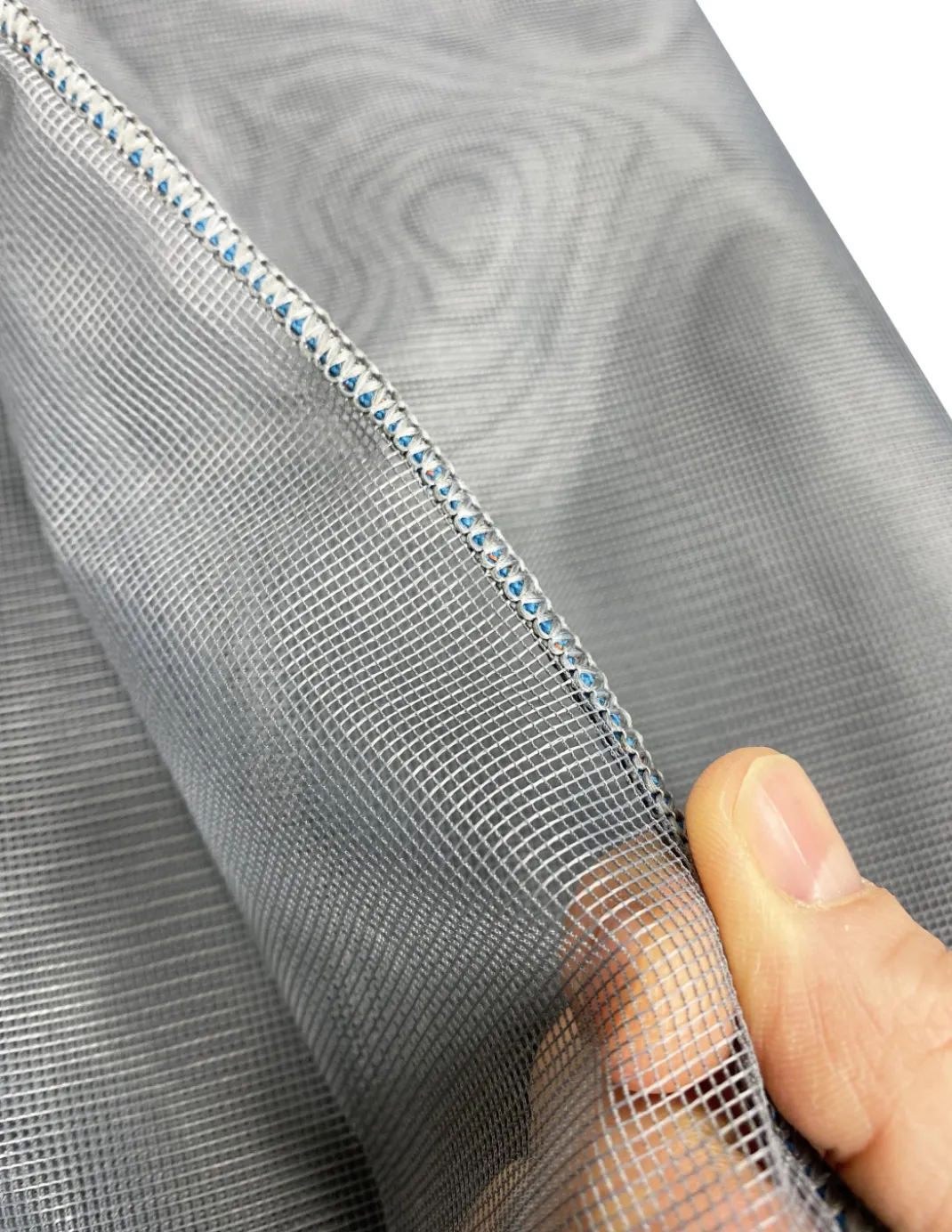 TENDA rete zanzariera MARQUISETTE da esterno piombata in 8 misure diverse unito GRIGIO