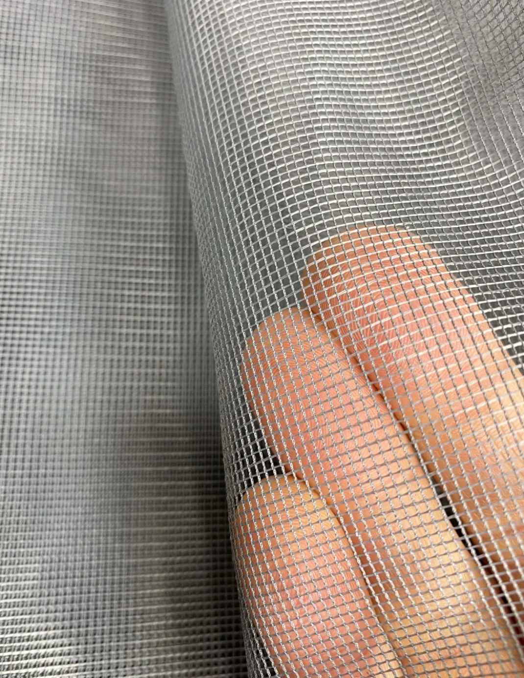 TENDA rete zanzariera MARQUISETTE da esterno piombata in 8 misure diverse unito GRIGIO