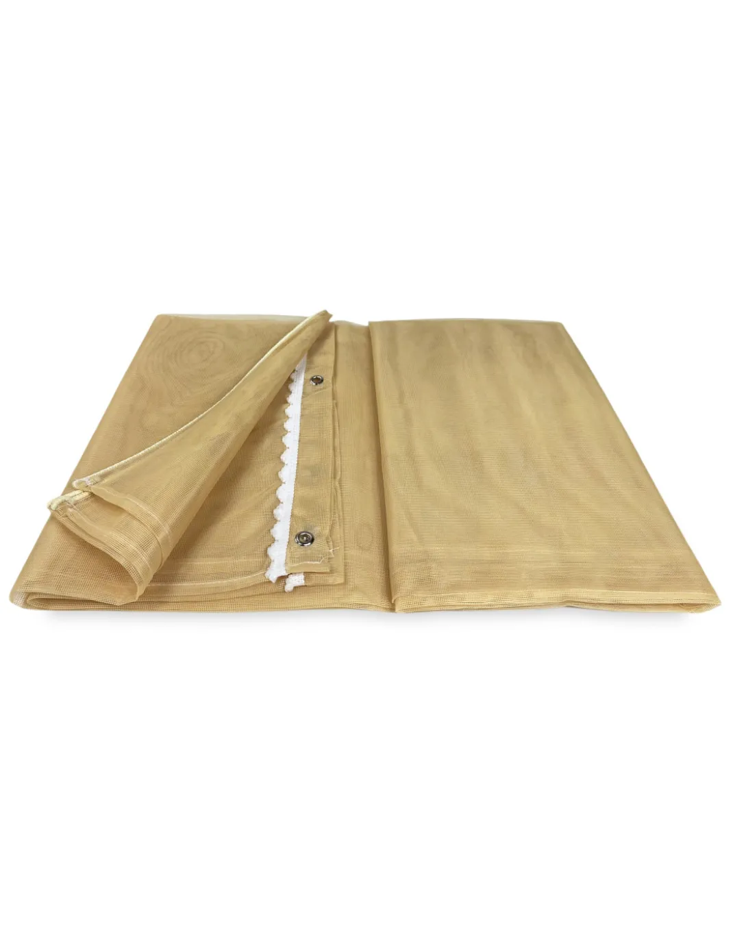 TENDA rete ZANZARIERA MARQUISETTE da esterno piombata in 8 misure diverse unito BEIGE