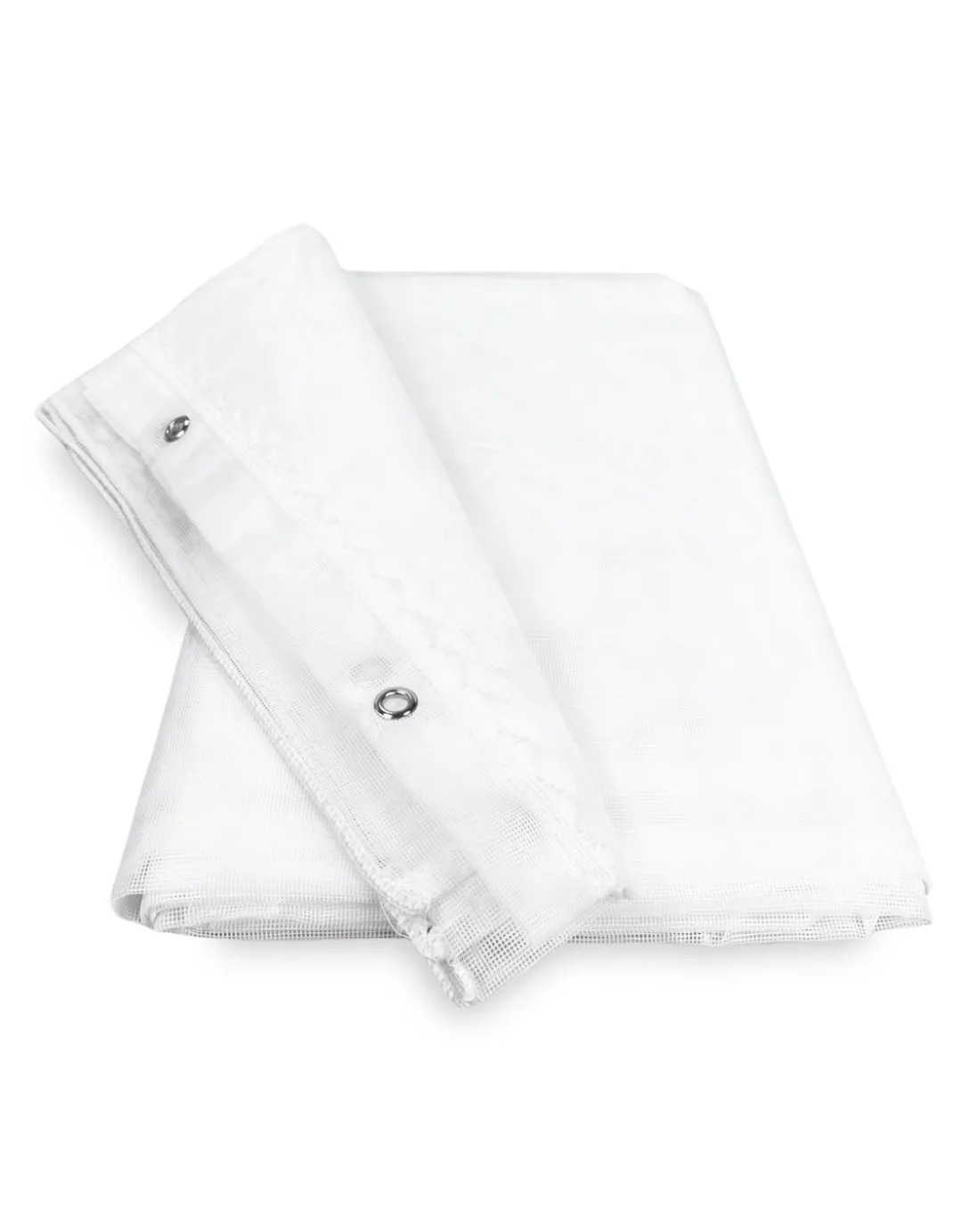 TENDA rete ZANZARIERA MARQUISETTE da esterno piombata in 8 misure diverse unito BIANCO