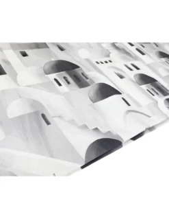 TENDA SANTORINI grigio cm.150X280 confezionata MADE in ITALY