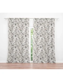 TENDA SHABBY beige cm.150X280 Tirolese confezionata MADE in ITALY