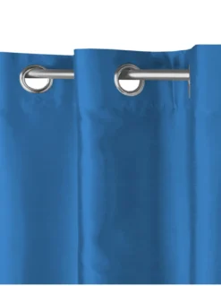 TENDA SHAY in tinta unita AZZURRO AVIO cm.140X290 CONFEZIONATA