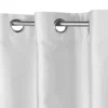 TENDA SHAY in tinta unita BIANCO cm. 140X290 CONFEZIONATA