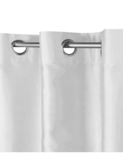 TENDA SHAY in tinta unita BIANCO cm. 140X290 CONFEZIONATA