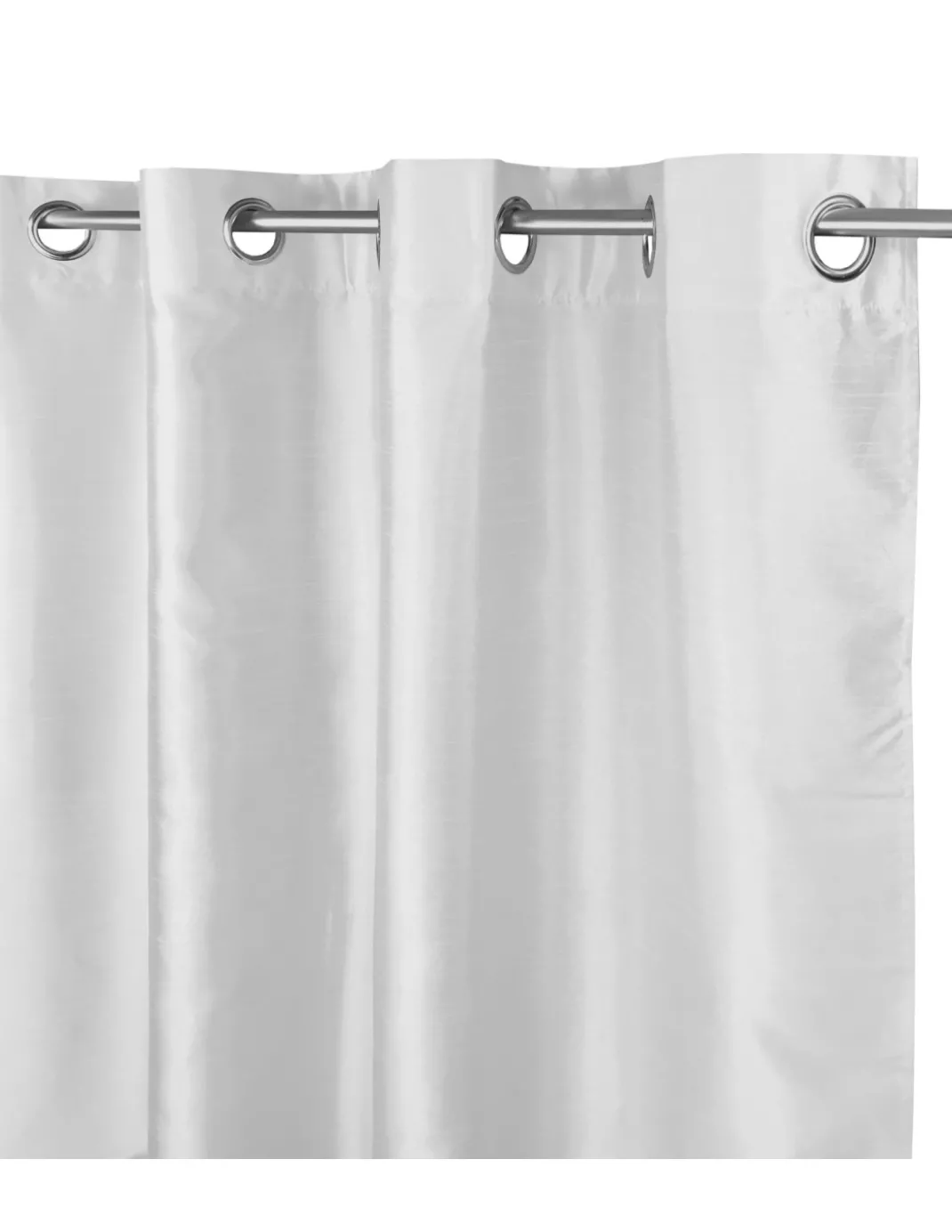 TENDA SHAY in tinta unita BIANCO cm. 140X290 CONFEZIONATA
