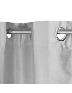TENDA SHAY in tinta unita GRIGIO PERLA cm. 140X290 CONFEZIONATA
