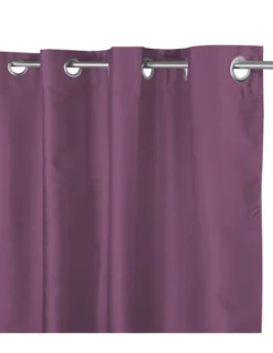 TENDA SHAY in tinta unita MALVA VIOLA cm. 140X290 CONFEZIONATA