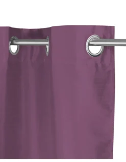 TENDA SHAY in tinta unita MALVA VIOLA cm. 140X290 CONFEZIONATA