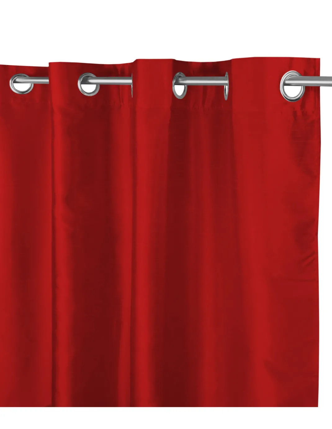 TENDA SHAY in tinta unita ROSSO BORDEAUX cm. 140X290 CONFEZIONATA
