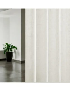 Tenda Simply 2.0 Beige Effetto Lino - 200x300 cm - con Fettuccia per Bastone o Binario - Tinta Unita Naturale
