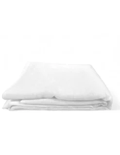 Tenda Simply 2.0 Bianco Effetto Lino - 200x300 cm - con Fettuccia per Bastone o Binario - Tinta Unita Naturale