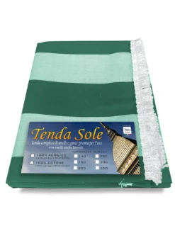 TENDA Sole da ESTERNO Giardino BALCONE Riga PARI VERDE Confezionata