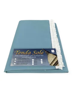 TENDA SOLE DA esterno GIARDINO balcone AZZURRO Unito in Acrilico CONFEZIONATA in 6 Misure