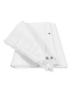 TENDA SOLE DA esterno GIARDINO balcone BIANCO Unito in Acrilico CONFEZIONATA in 6 Misure