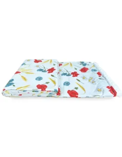 TENDA SOLE da esterno GIARDINO stampata PAPAVERI confezionata