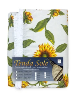 TENDA SOLE da esterno GIARDINO stampata GIRASOLE confezionata