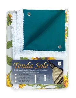 TENDA SOLE da esterno GIARDINO stampata GIRASOLE confezionata