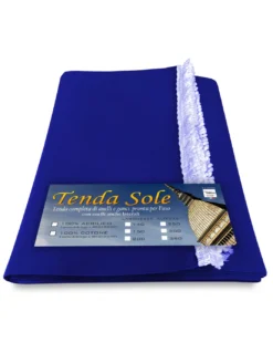 TENDA Sole da ESTERNO Giardino BALCONE Unito BLU Confezionata