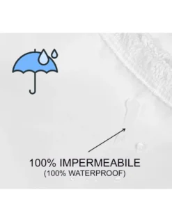 TENDA SOLE VERTIGO da esterno GIARDINO balcone BIANCO UNITO impermeabile e idrorepellente