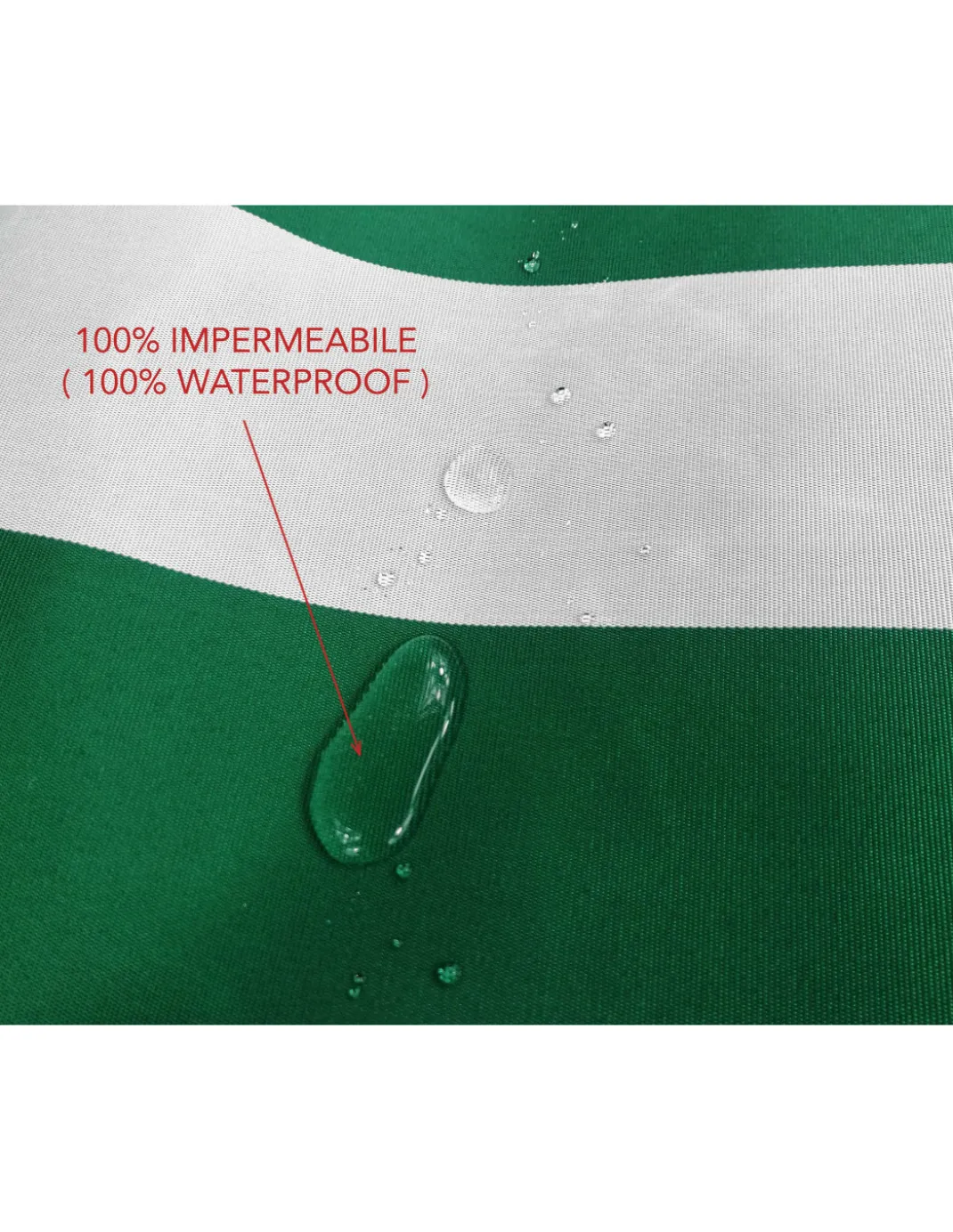 TENDA SOLE VERTIGO da esterno GIARDINO balcone RIGONE VERDE impermeabile e idrorepellente