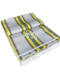 TENDA SOLE VERTIGO da esterno GIARDINO balcone RIGHINO GIALLO e MARRONE impermeabile e idrorepellente