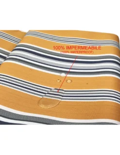 TENDA SOLE VERTIGO da esterno GIARDINO balcone RIGHINO GIALLO impermeabile e idrorepellente